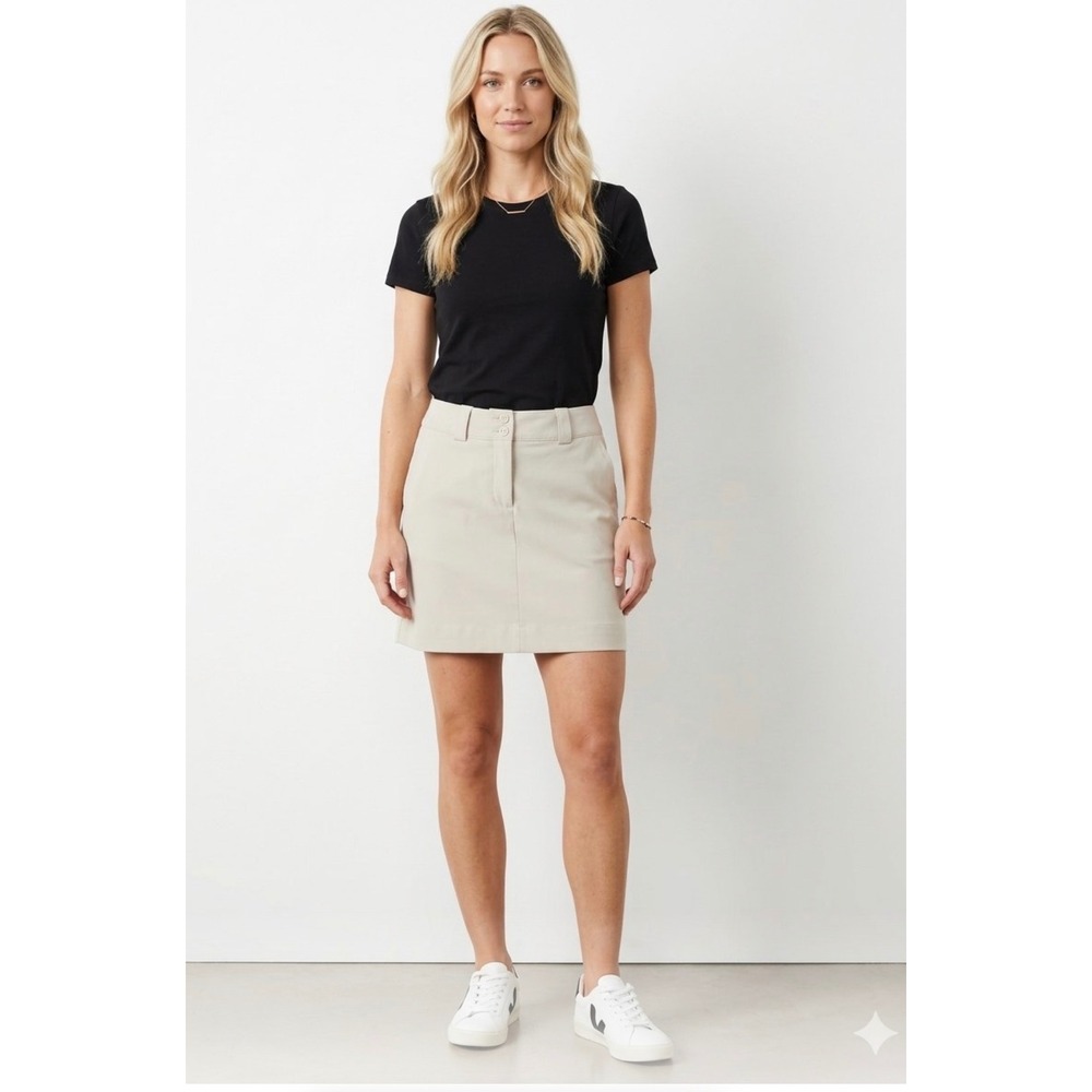 Nike Golf Tour Performance Dri-FIT Skort Tan Beige Size 0